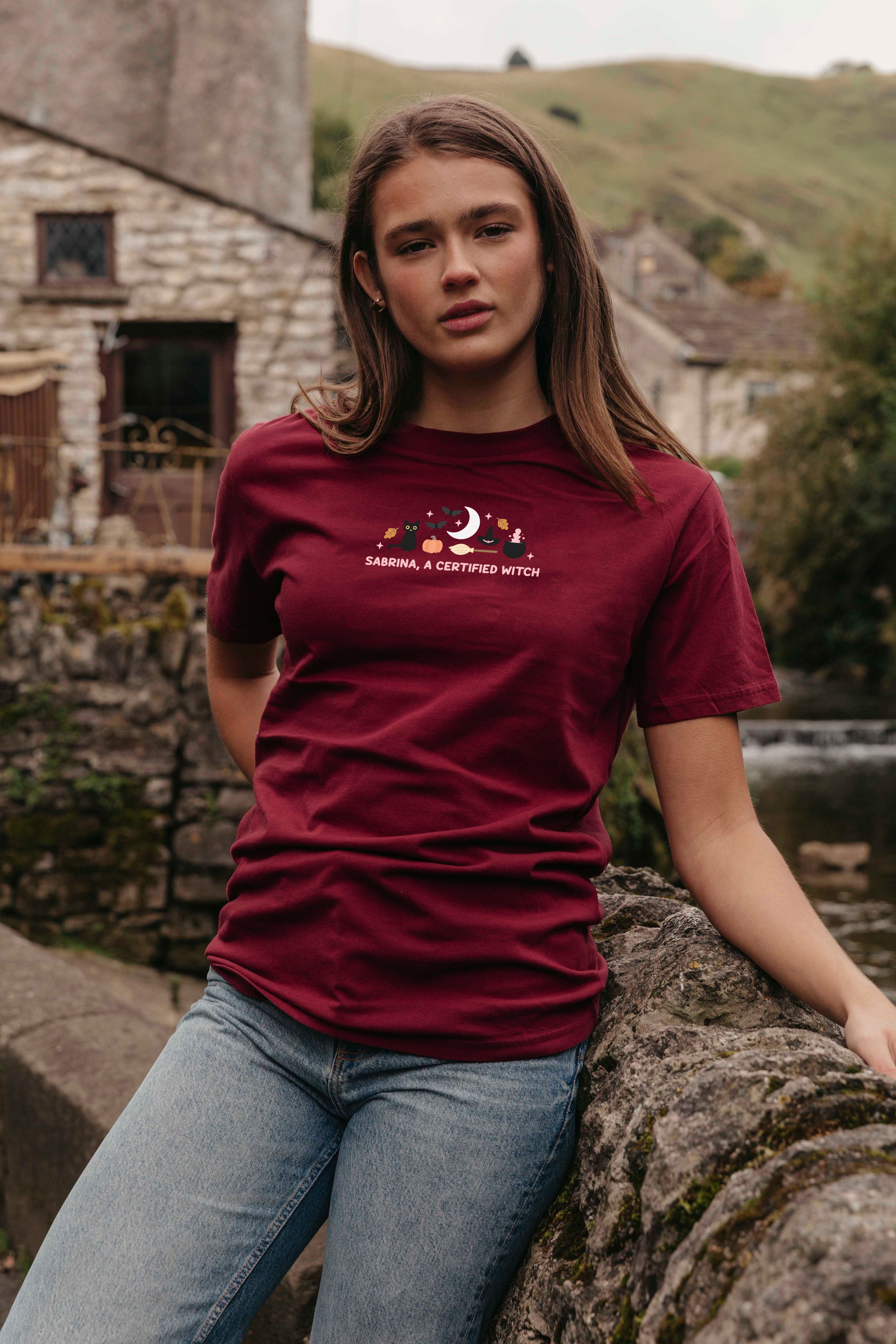 Sabrina Embroidered Organic Cotton T-Shirt