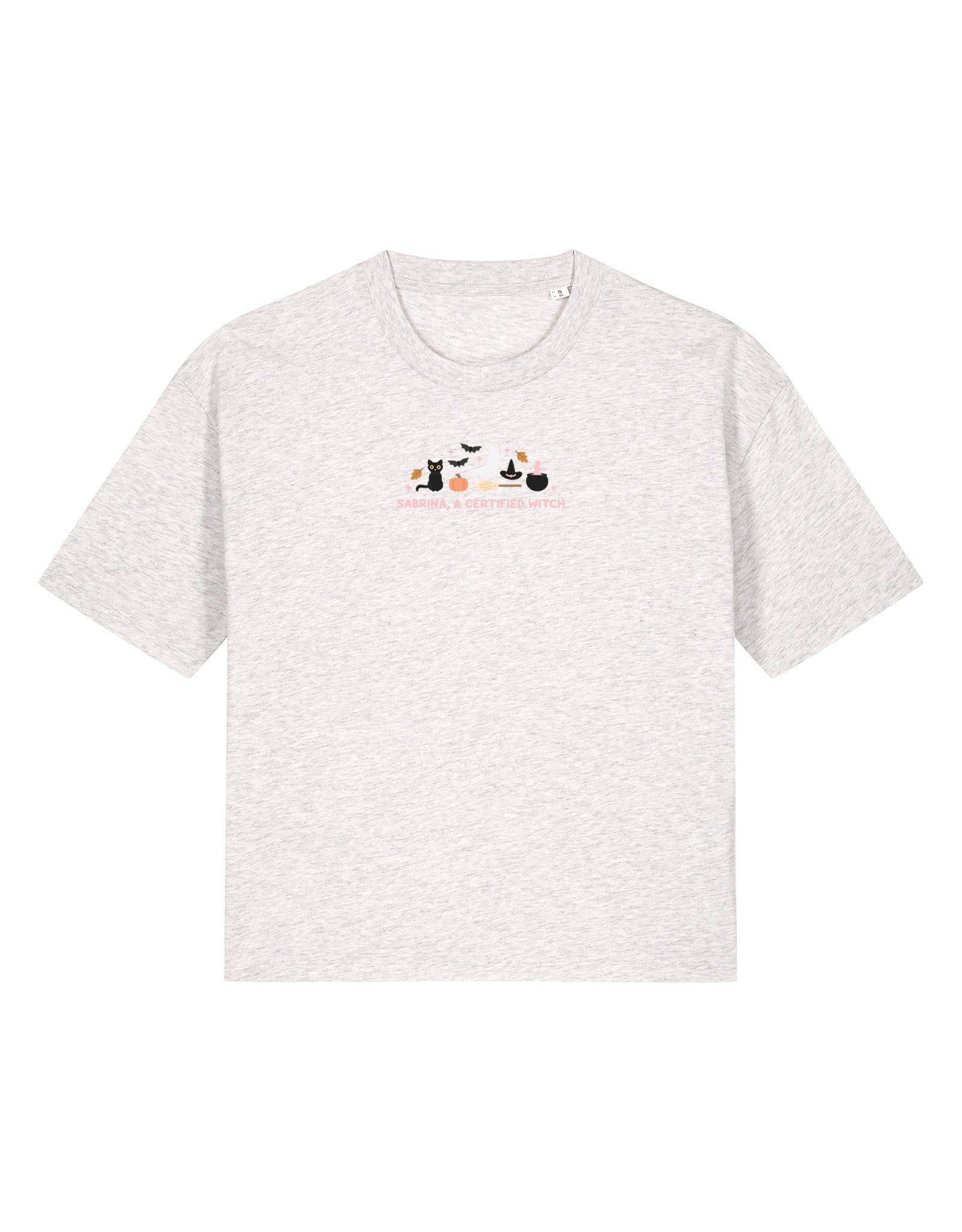 Sabrina Embroidered Boxy Organic Cotton Tee