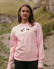 Sabrina Embroidered Organic Cotton Sweatshirt