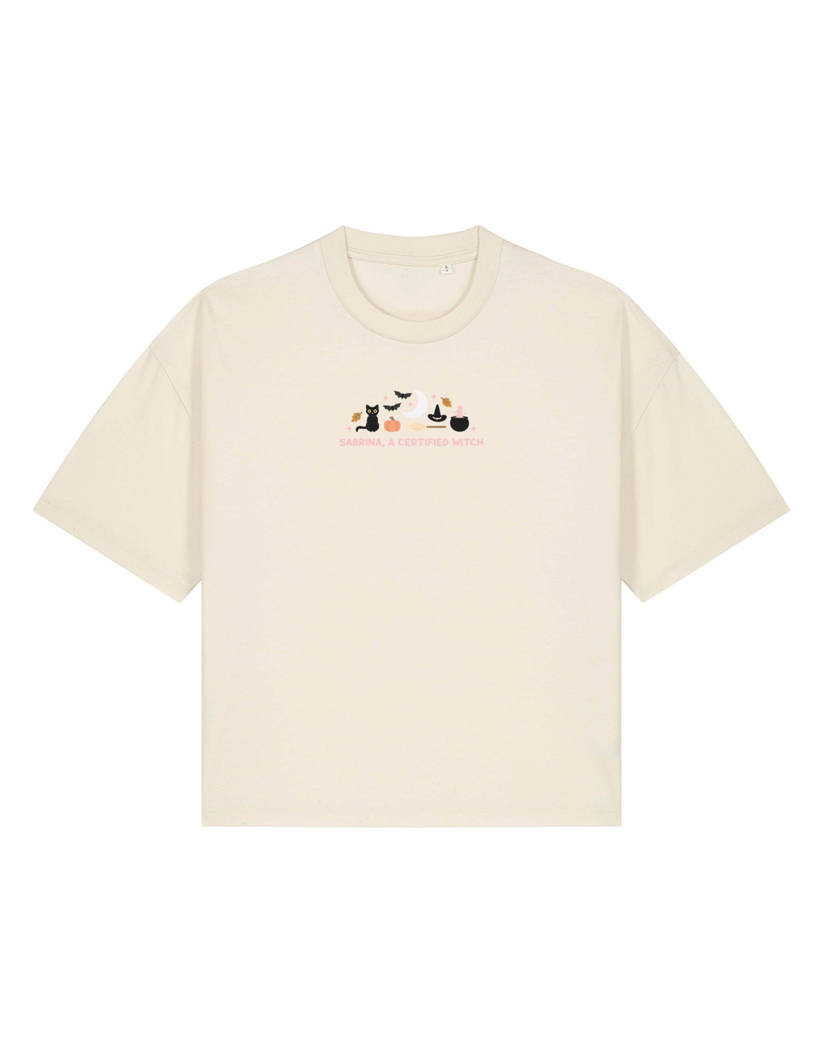 Sabrina Embroidered Boxy Organic Cotton Tee