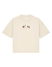 Sabrina Embroidered Boxy Organic Cotton Tee