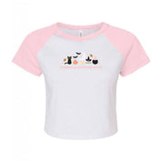 Sabrina Embroidered Micro Rib Baby Tee