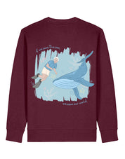 Save The Sea Printed Organic Cotton Sweatshirt