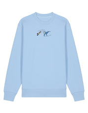 Save The Sea Embroidered Organic Cotton Sweatshirt