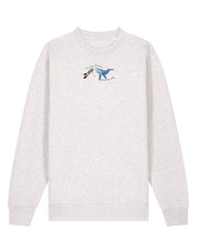 Save The Sea Embroidered Organic Cotton Sweatshirt