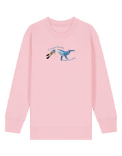 Save The Sea Embroidered Organic Cotton Childrens Sweatshirt