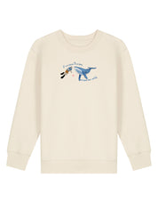 Save The Sea Embroidered Organic Cotton Childrens Sweatshirt
