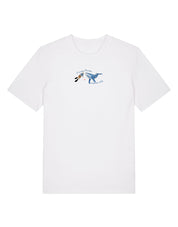 Save The Sea Embroidered Organic Cotton T-Shirt