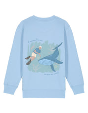 Save The Sea Printed Organic Cotton Childrens Sweatshirt