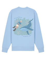 Save The Sea Printed Organic Cotton Sweatshirt
