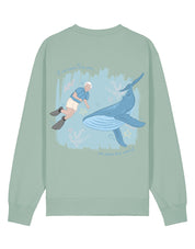 Save The Sea Printed Organic Cotton Sweatshirt