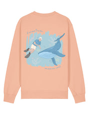 Save The Sea Printed Organic Cotton Sweatshirt