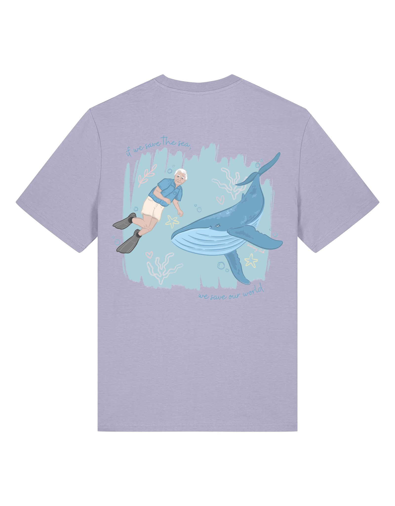 Save The Sea Printed Organic Cotton T-Shirt