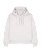 Save The Sea Printed Boxy Organic Cotton Hoodie