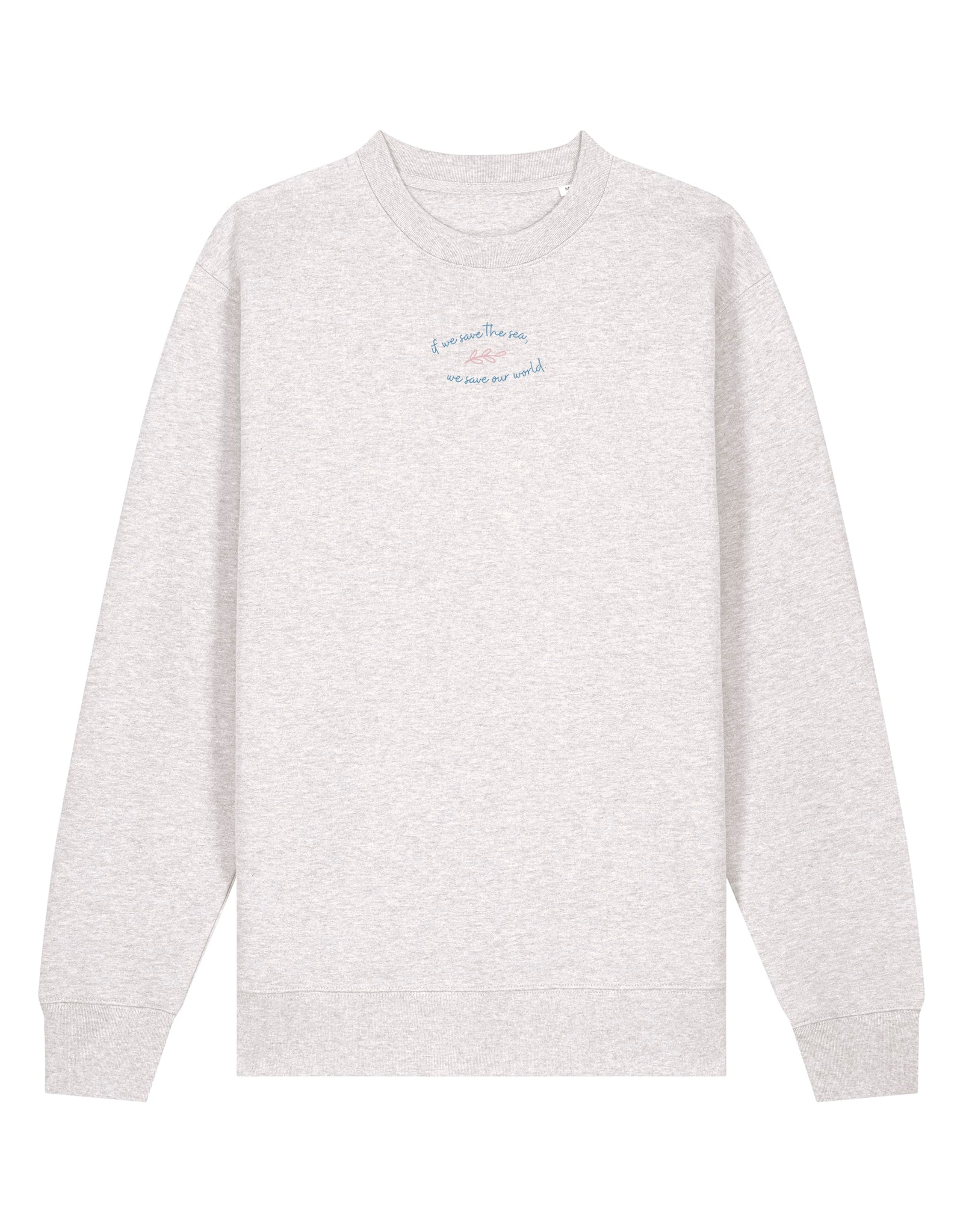 Save The Sea Printed Organic Cotton Sweatshirt