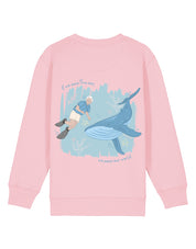 Save The Sea Printed Organic Cotton Childrens Sweatshirt