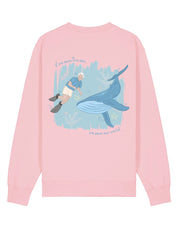 Save The Sea Printed Organic Cotton Sweatshirt