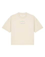 Save The Sea Printed Boxy Organic Cotton Tee