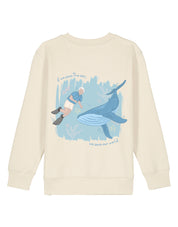 Save The Sea Printed Organic Cotton Childrens Sweatshirt