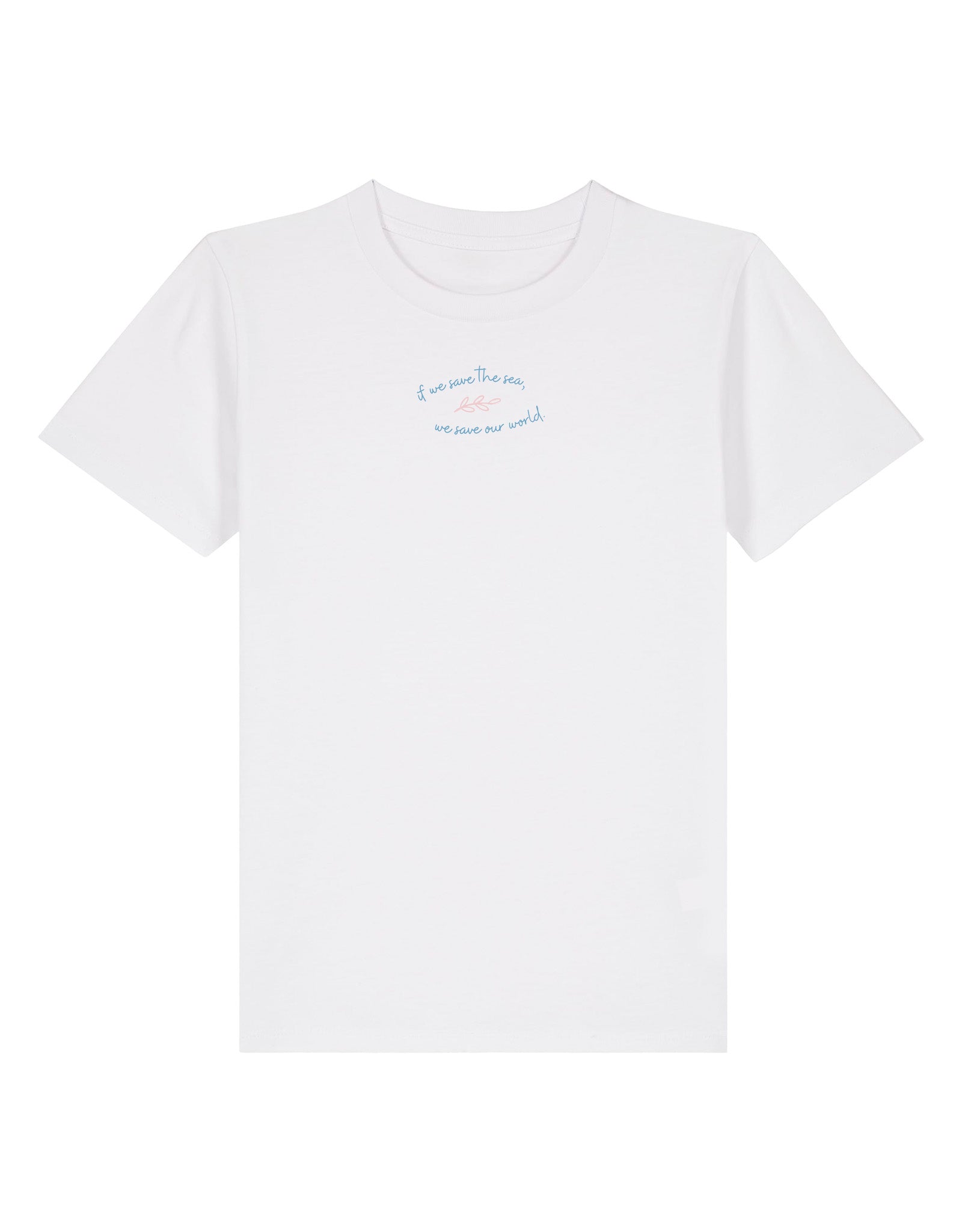 Save The Sea Printed Organic Cotton Childrens T-Shirt