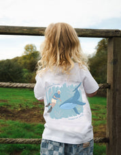 Save The Sea Printed Organic Cotton Childrens T-Shirt