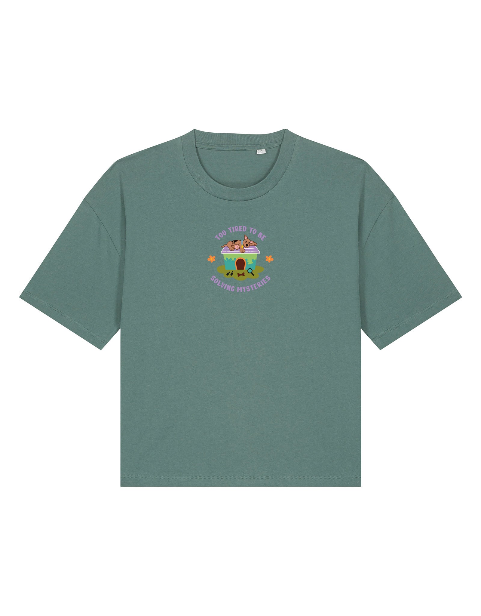 Scooby Embroidered Boxy Organic Cotton Tee