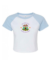 Scooby Embroidered Micro Rib Baby Tee