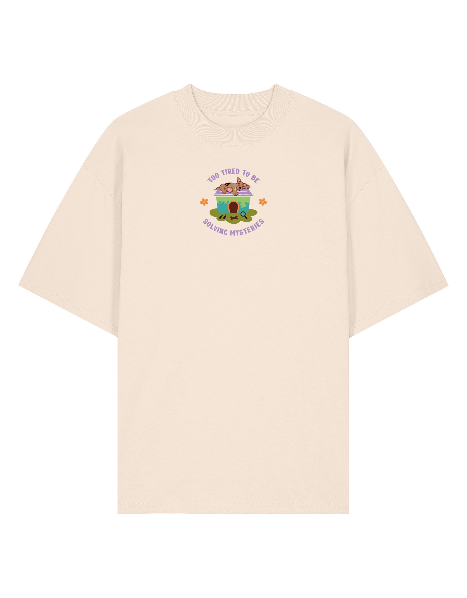 Scooby Embroidered Oversized Organic Cotton Tee