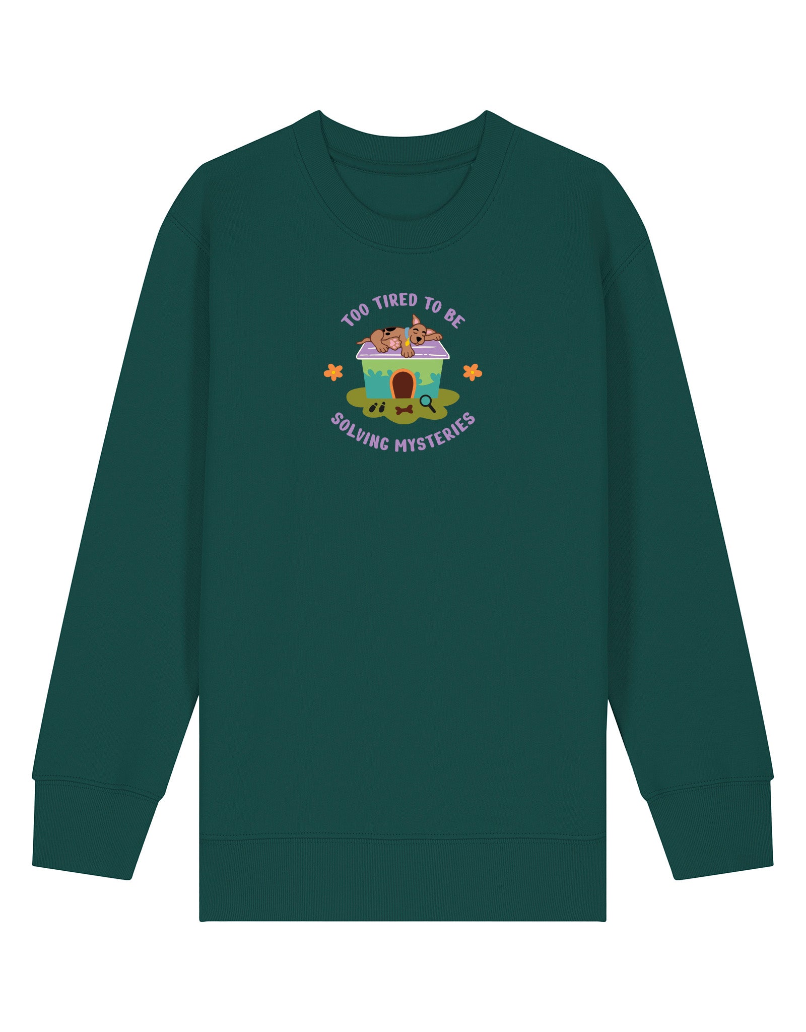 Scooby Embroidered Organic Cotton Childrens Sweatshirt