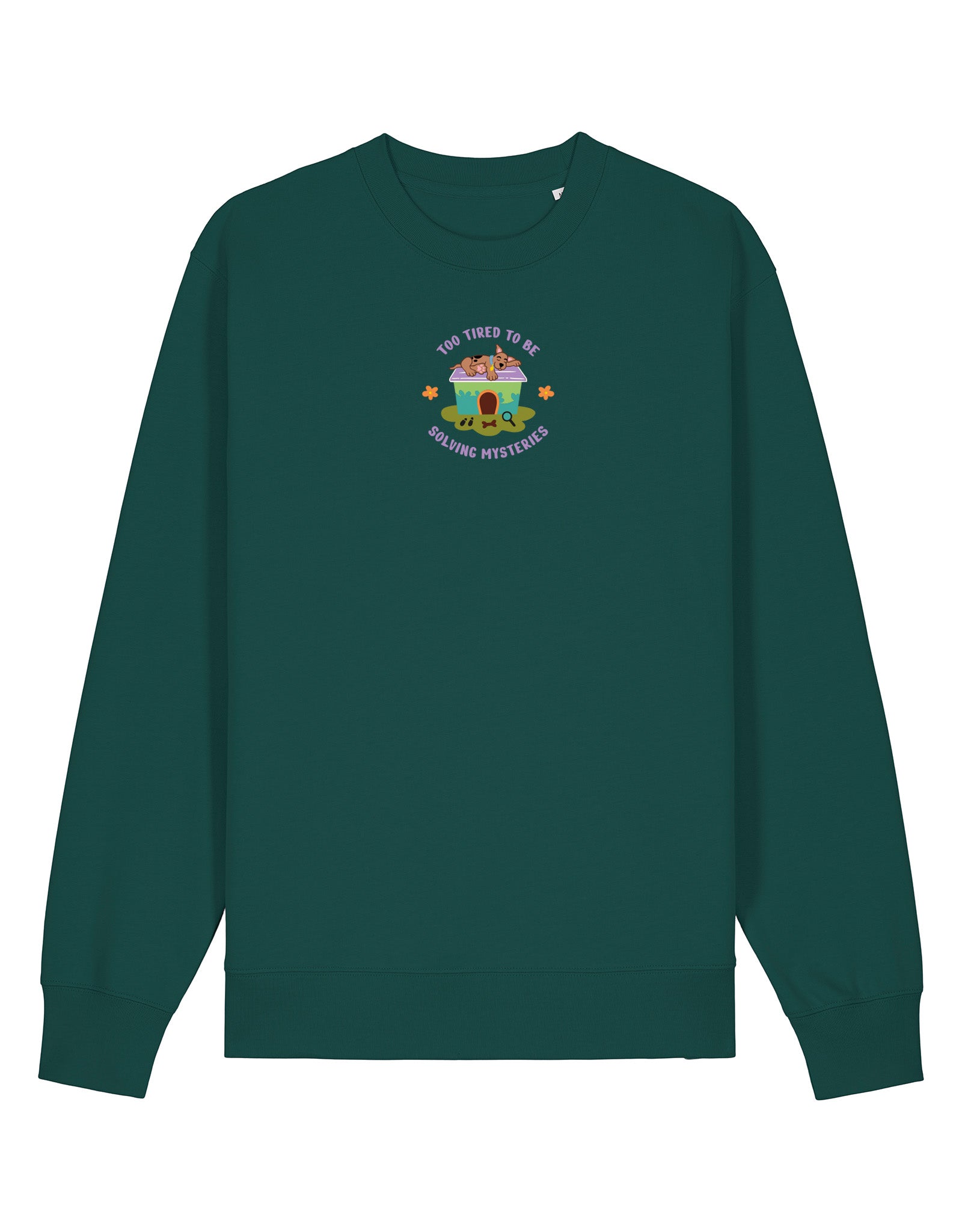 Scooby Embroidered Organic Cotton Sweatshirt