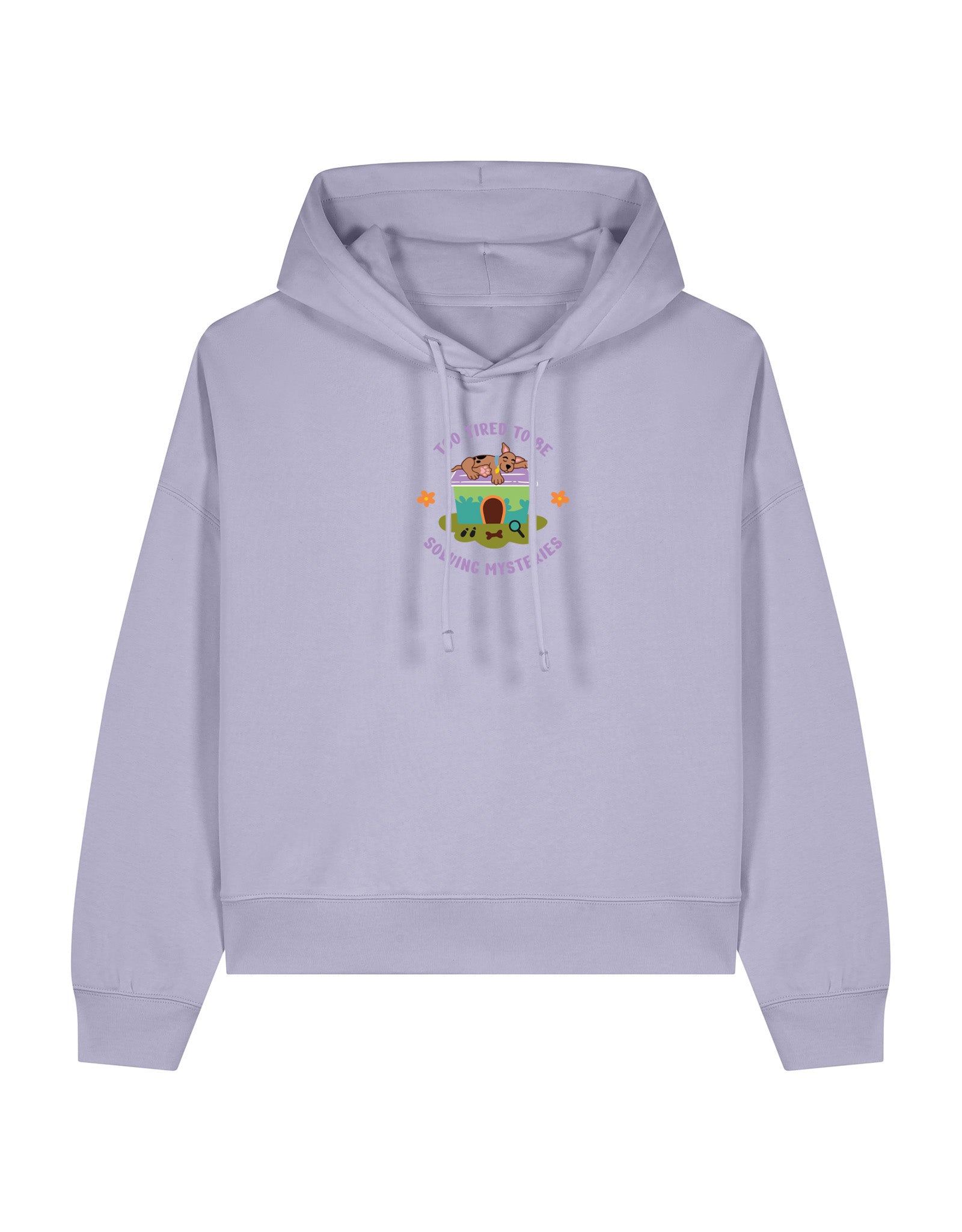 Scooby Embroidered Boxy Organic Cotton Hoodie