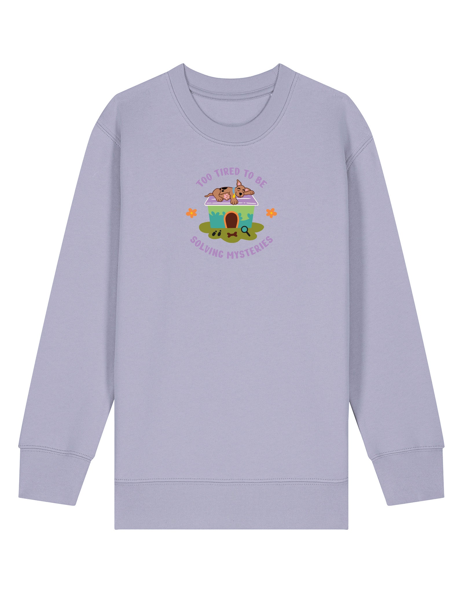 Scooby Embroidered Organic Cotton Childrens Sweatshirt