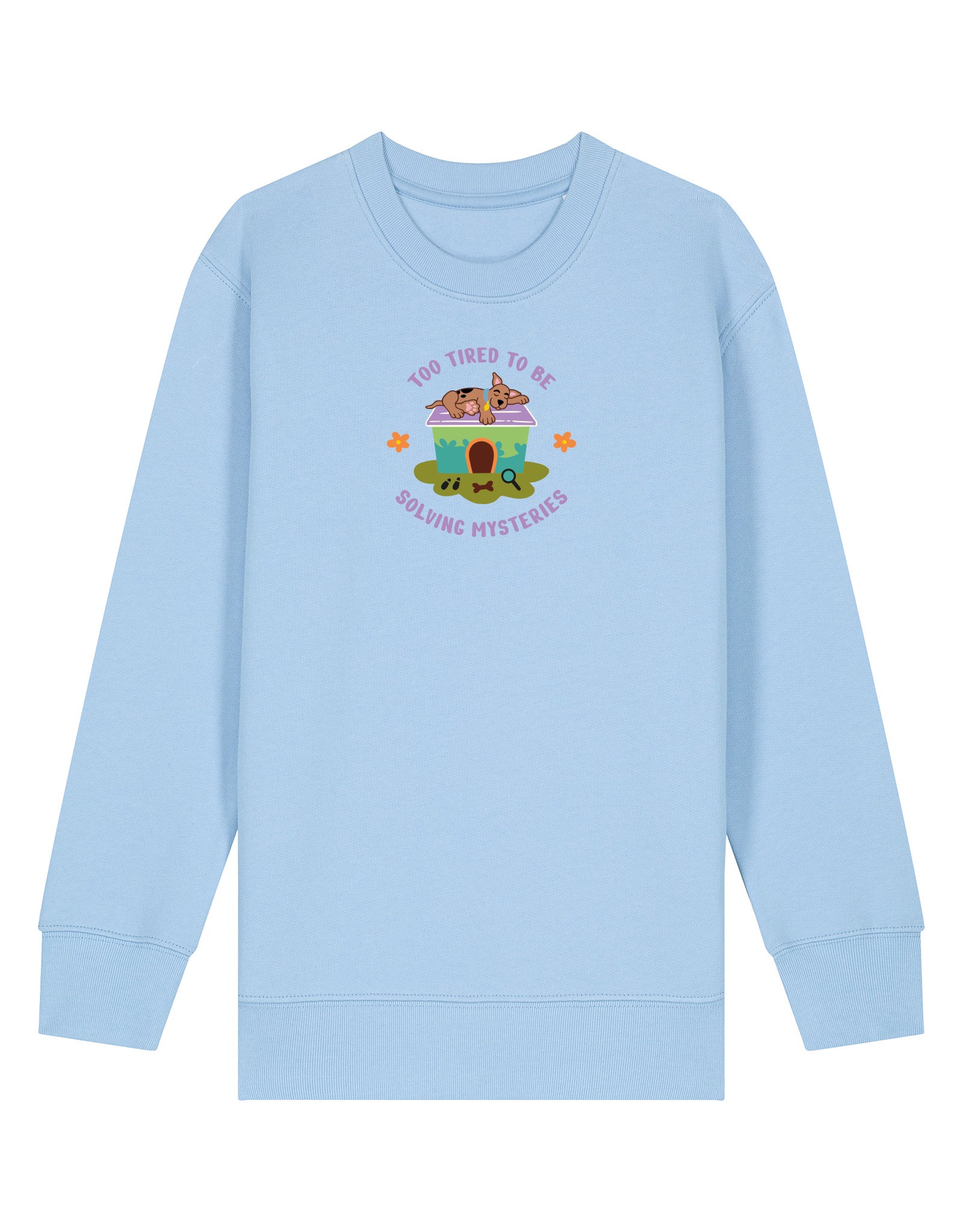 Scooby Embroidered Organic Cotton Childrens Sweatshirt