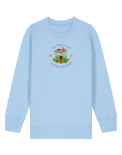 Scooby Embroidered Organic Cotton Childrens Sweatshirt