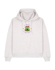 Scooby Embroidered Boxy Organic Cotton Hoodie
