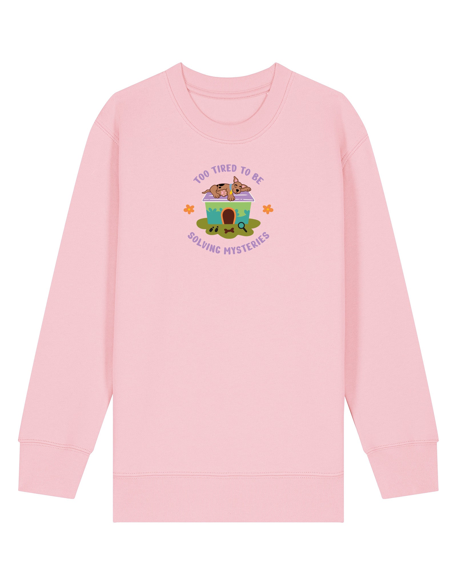 Scooby Embroidered Organic Cotton Childrens Sweatshirt