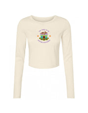 Scooby Embroidered Micro Rib Long Sleeved Tee