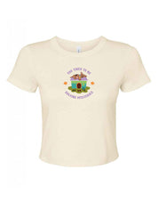 Scooby Embroidered Micro Rib Baby Tee