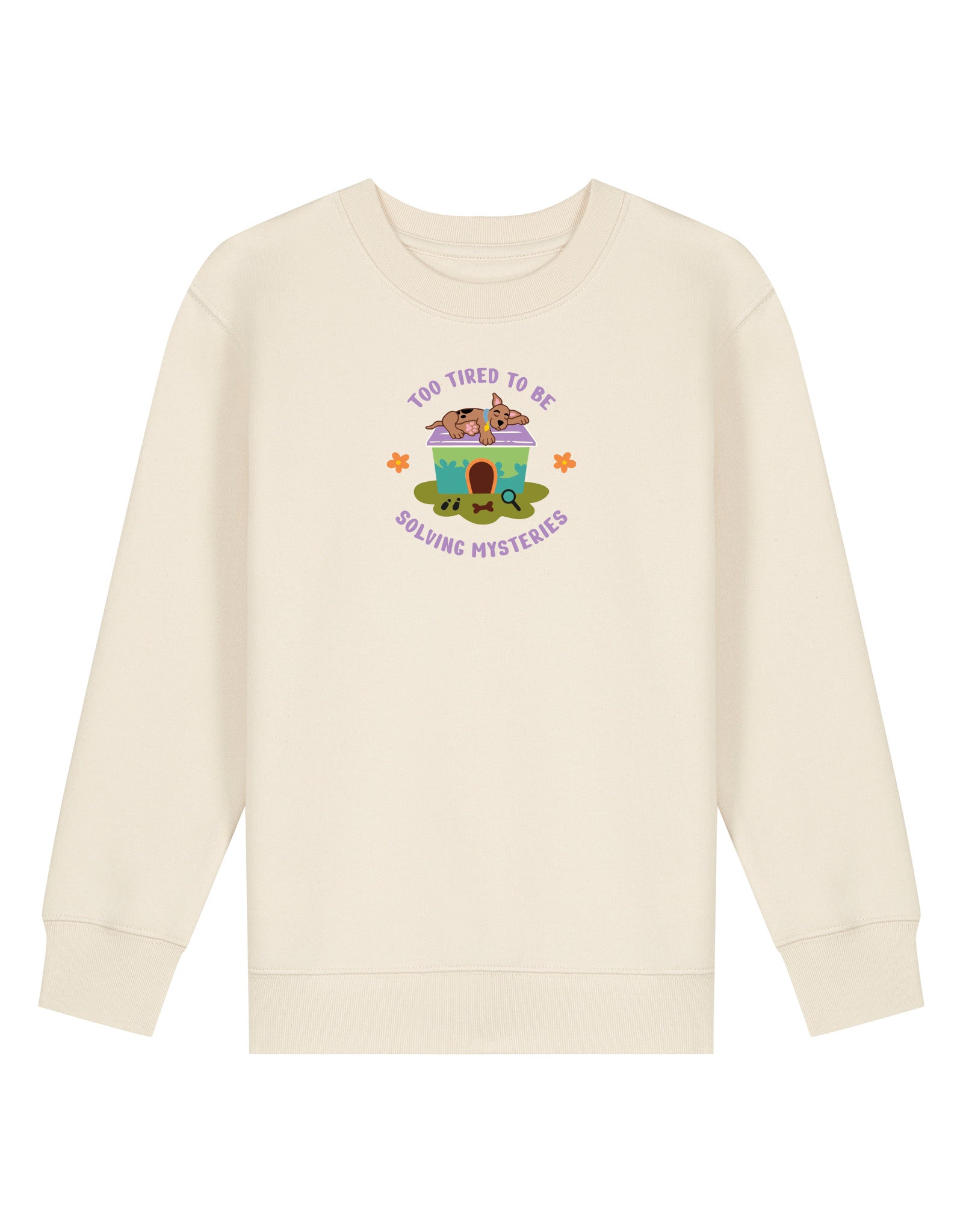 Scooby Embroidered Organic Cotton Childrens Sweatshirt