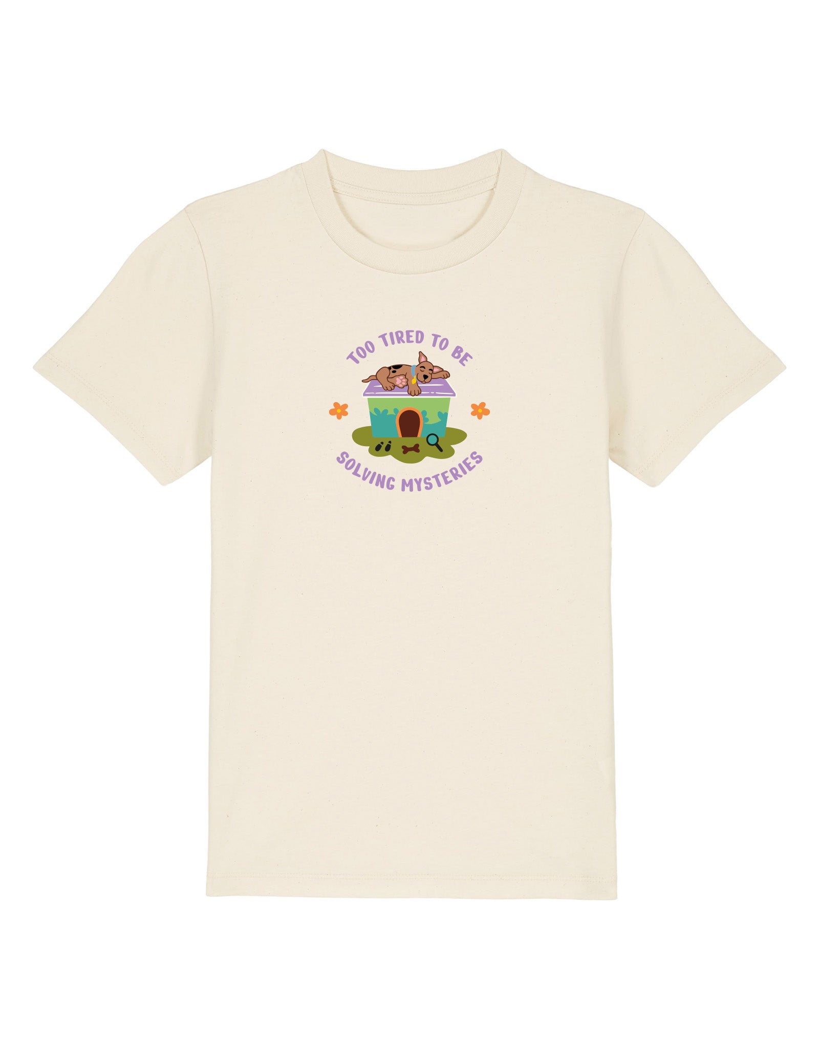 Scooby Embroidered Organic Cotton Childrens T-Shirt
