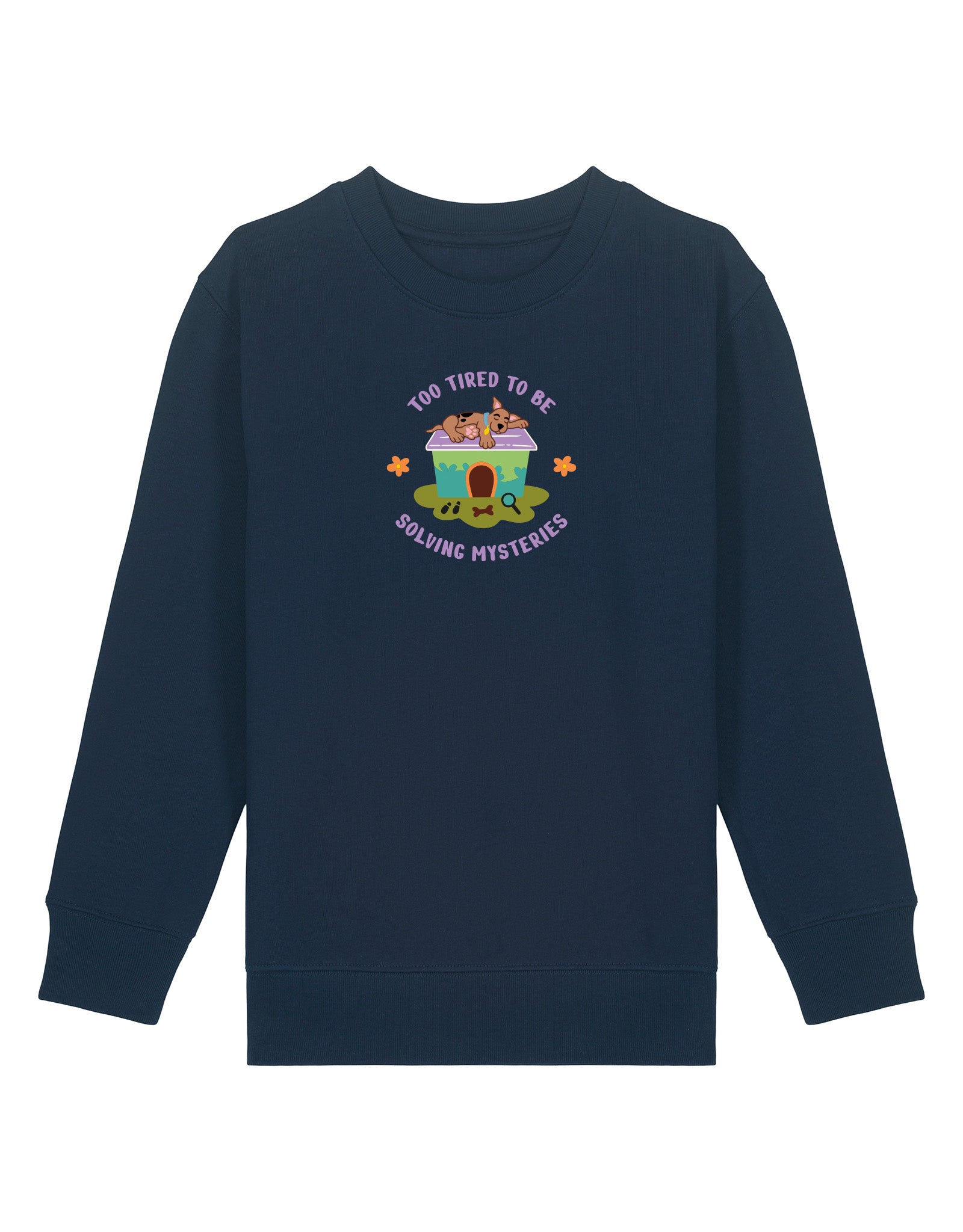Scooby Embroidered Organic Cotton Childrens Sweatshirt