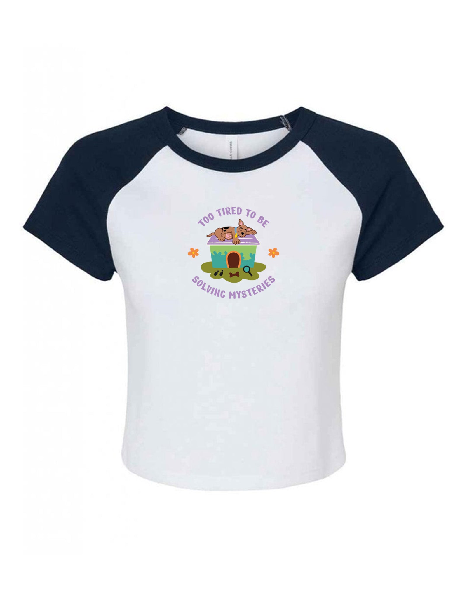 Scooby Embroidered Micro Rib Baby Tee