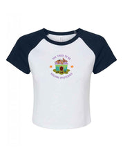 Scooby Embroidered Micro Rib Baby Tee