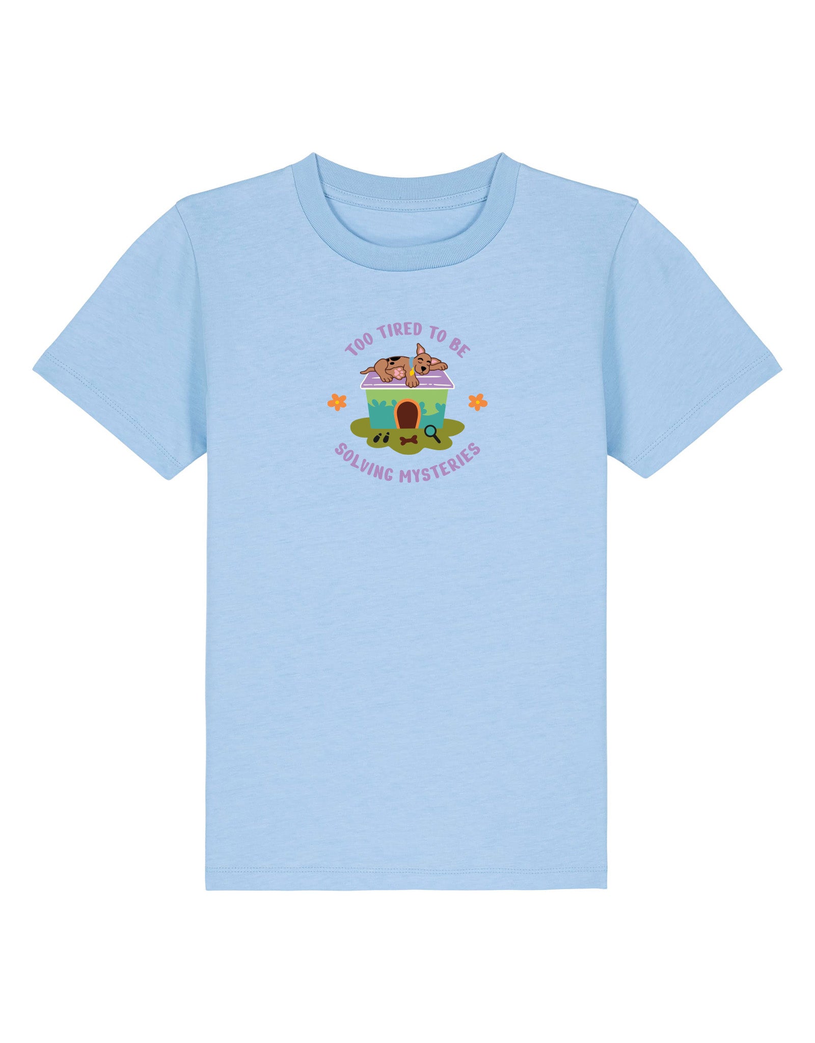Scooby Embroidered Organic Cotton Childrens T-Shirt