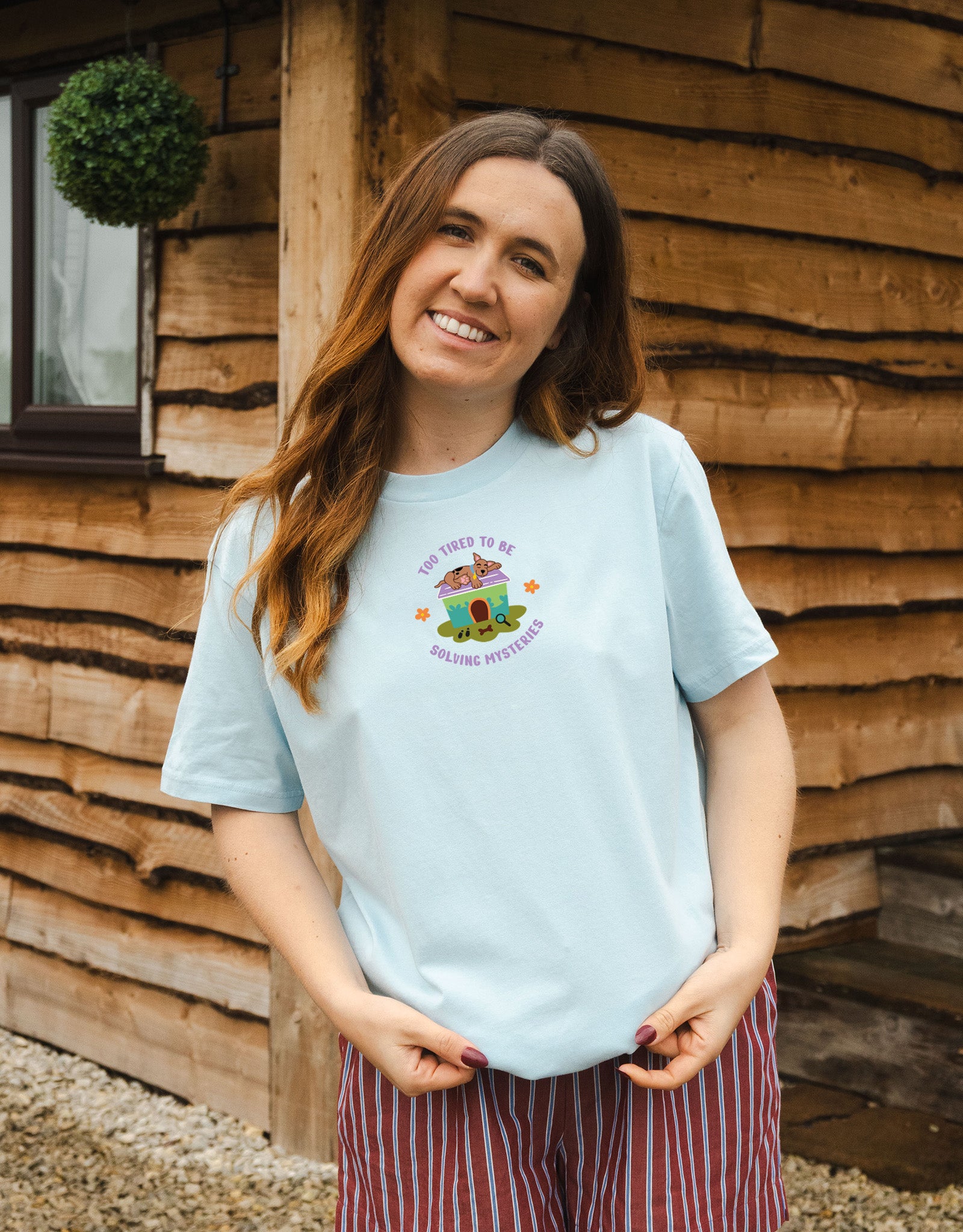 Scooby Embroidered Organic Cotton T-Shirt