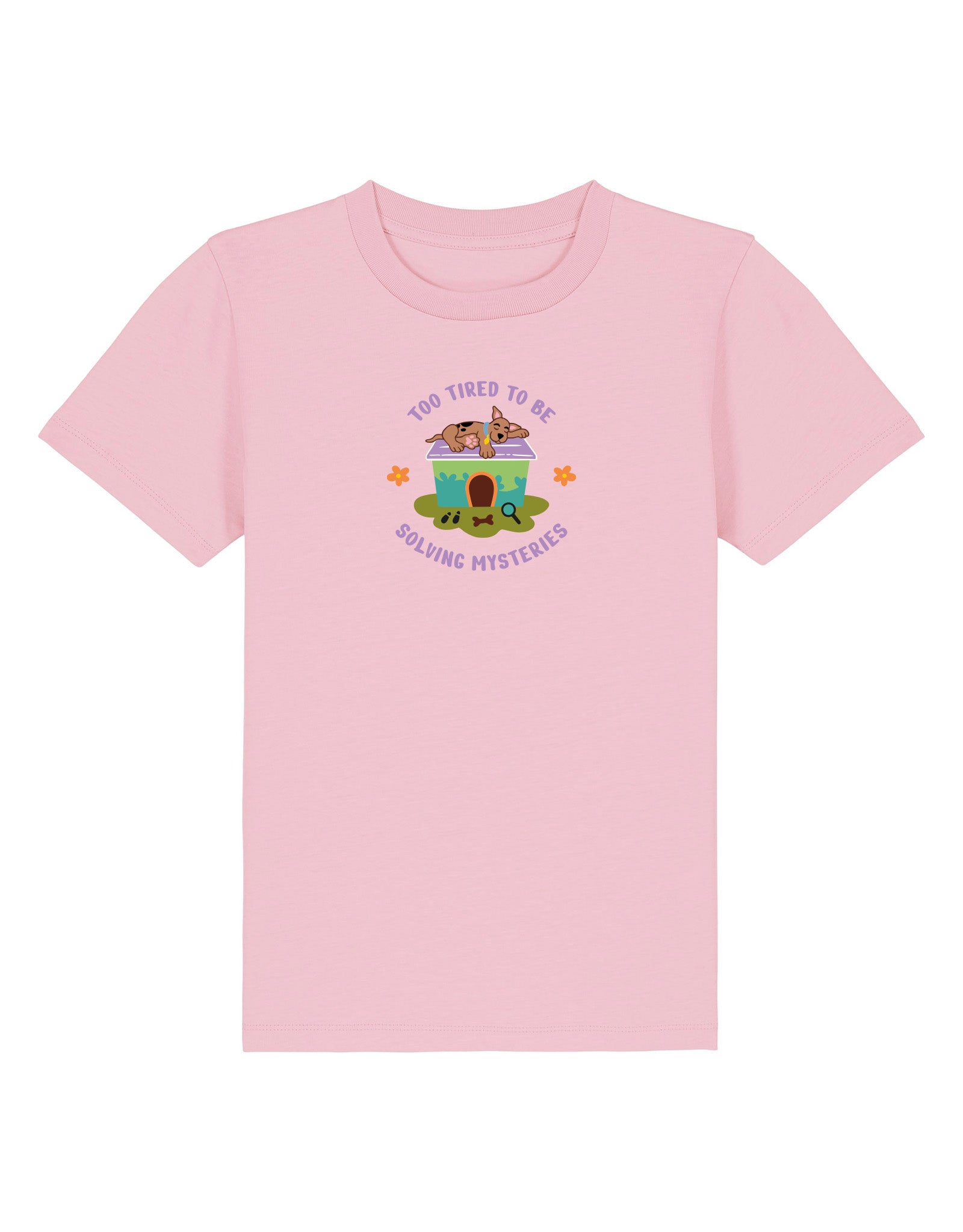 Scooby Embroidered Organic Cotton Childrens T-Shirt