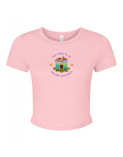 Scooby Embroidered Micro Rib Baby Tee