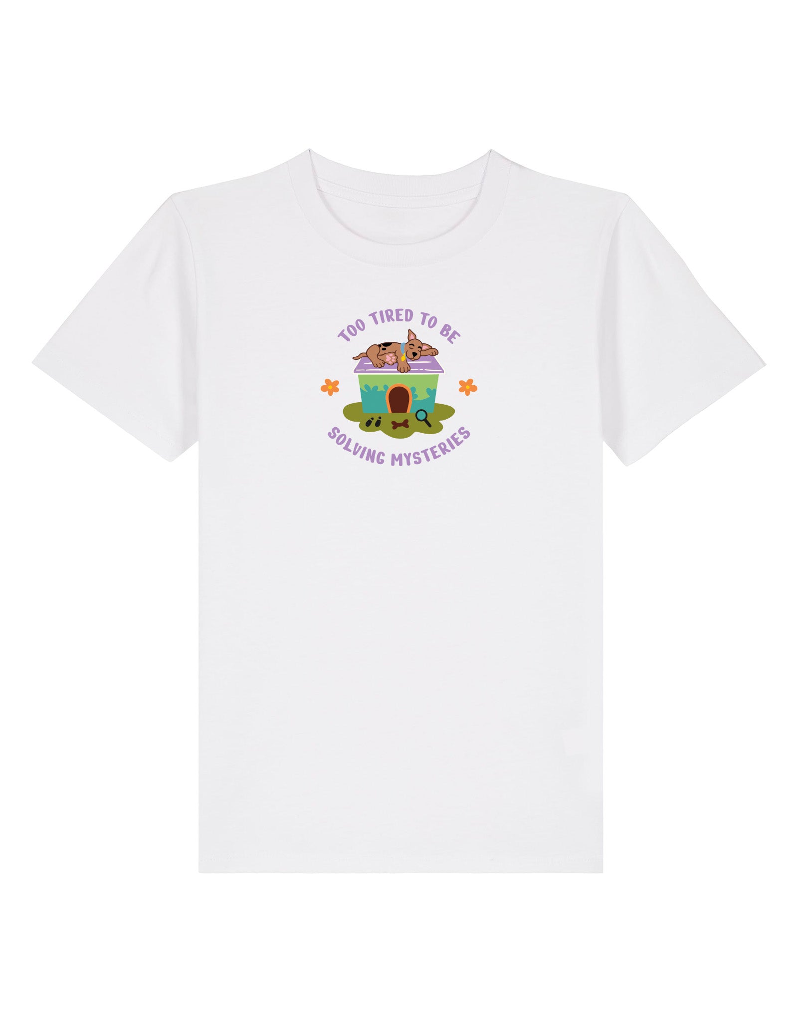 Scooby Embroidered Organic Cotton Childrens T-Shirt