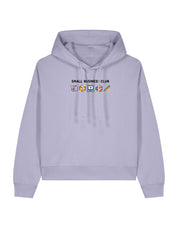 Small Business Club Embroidered Boxy Organic Cotton Hoodie