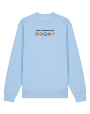 Small Business Club Embroidered Organic Cotton Sweatshirt